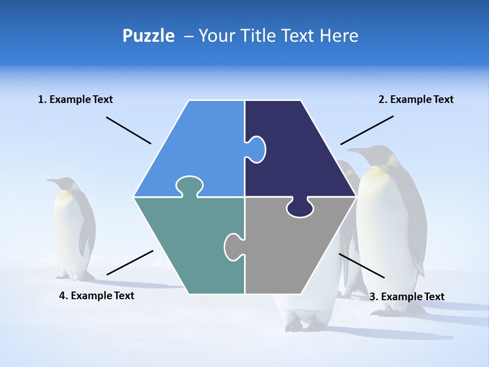 Snow Blue Watch PowerPoint Template