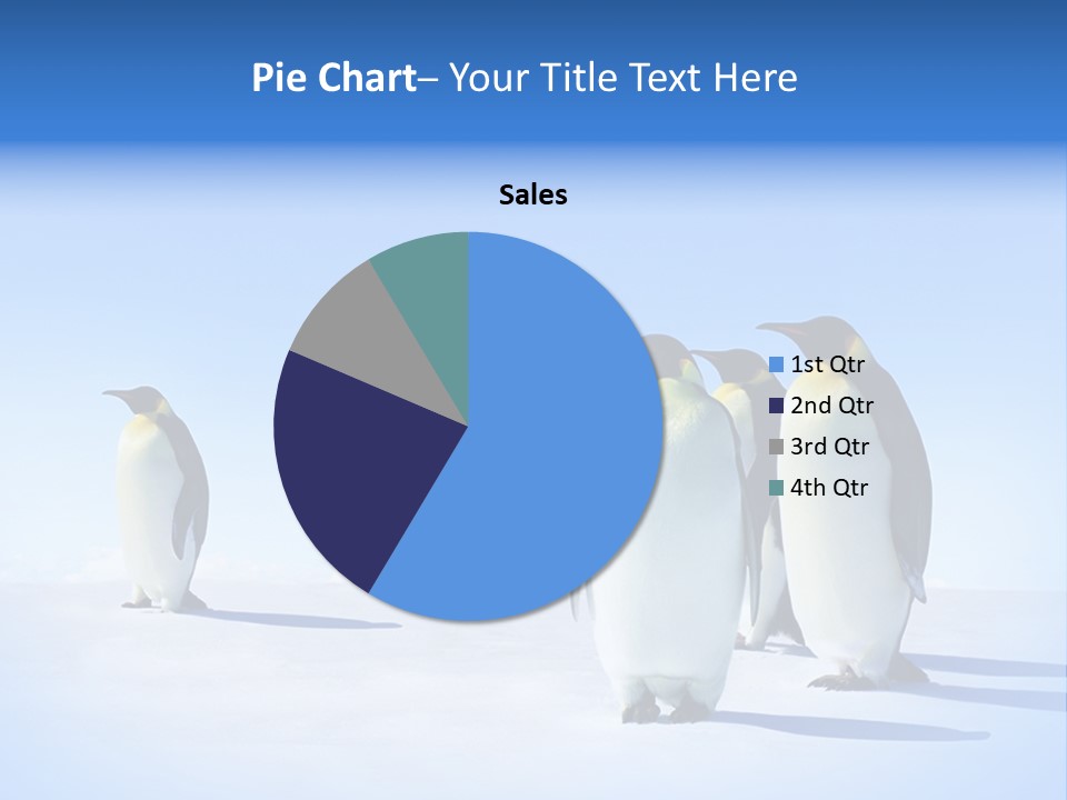 Snow Blue Watch PowerPoint Template