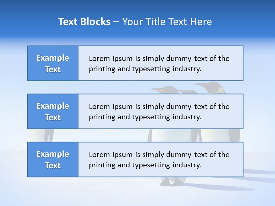 Snow Blue Watch PowerPoint Template