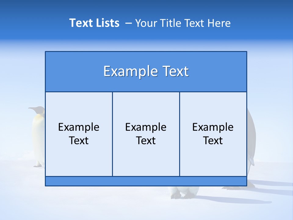 Snow Blue Watch PowerPoint Template
