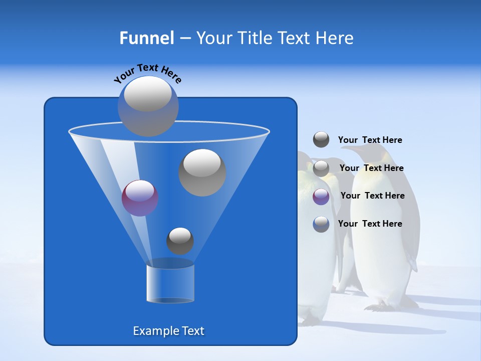 Snow Blue Watch PowerPoint Template