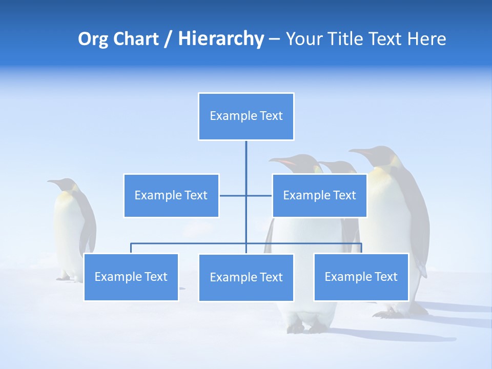 Snow Blue Watch PowerPoint Template