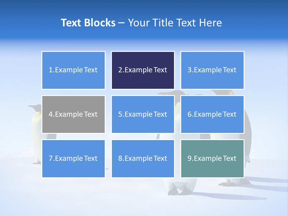 Snow Blue Watch PowerPoint Template