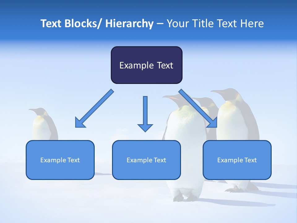 Snow Blue Watch PowerPoint Template