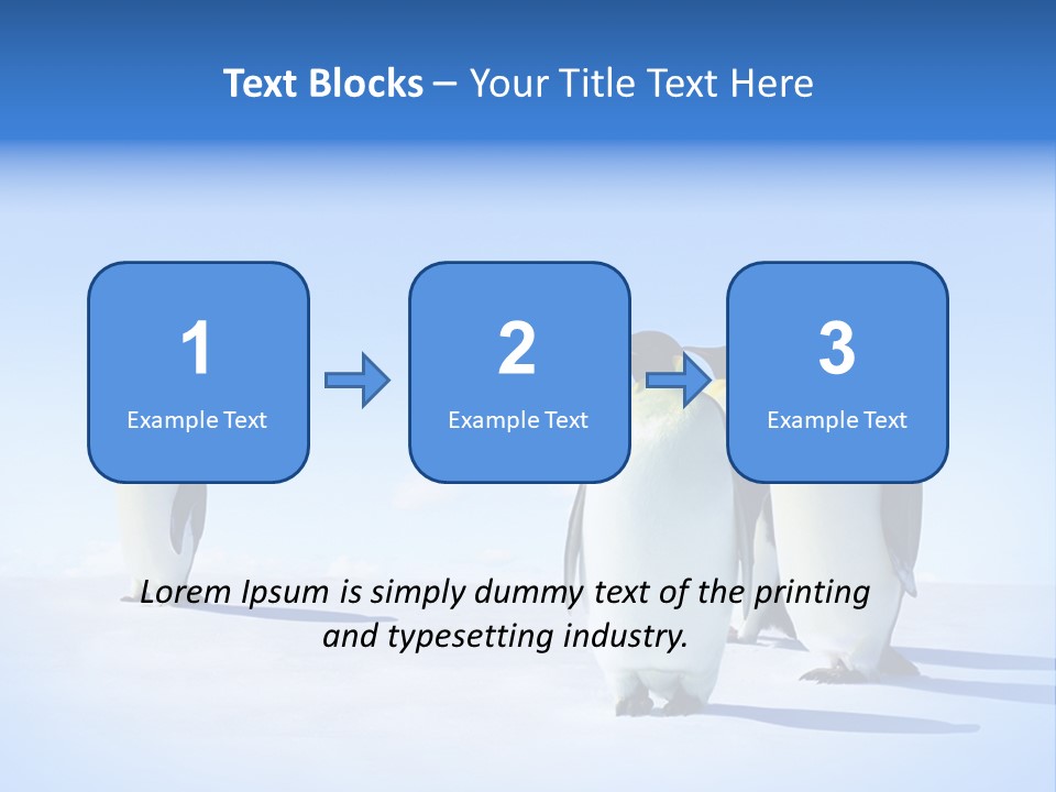 Snow Blue Watch PowerPoint Template