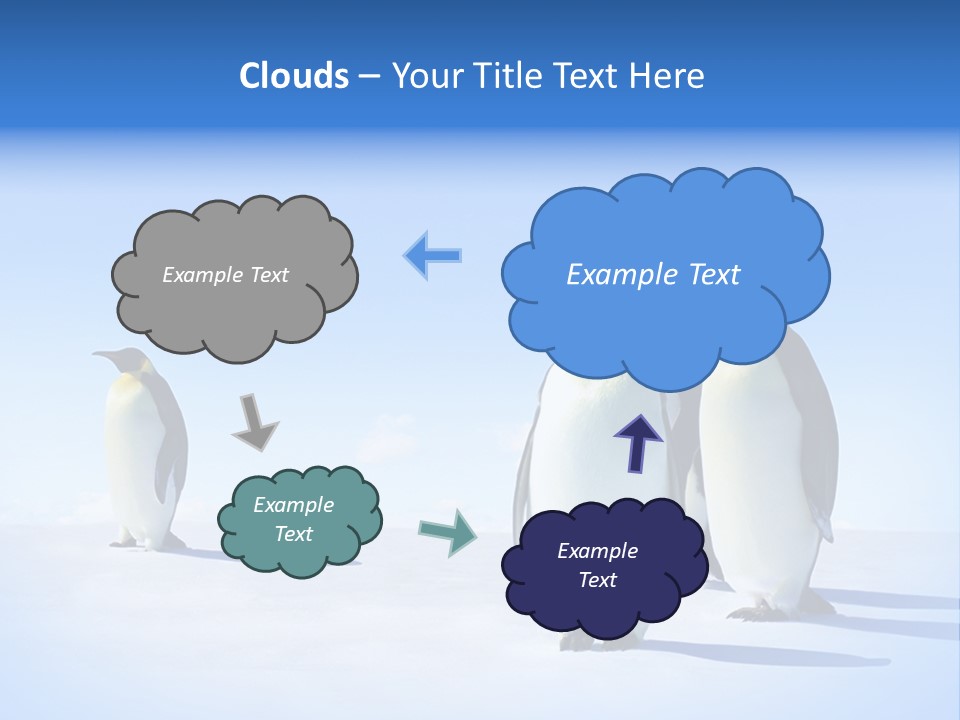 Snow Blue Watch PowerPoint Template