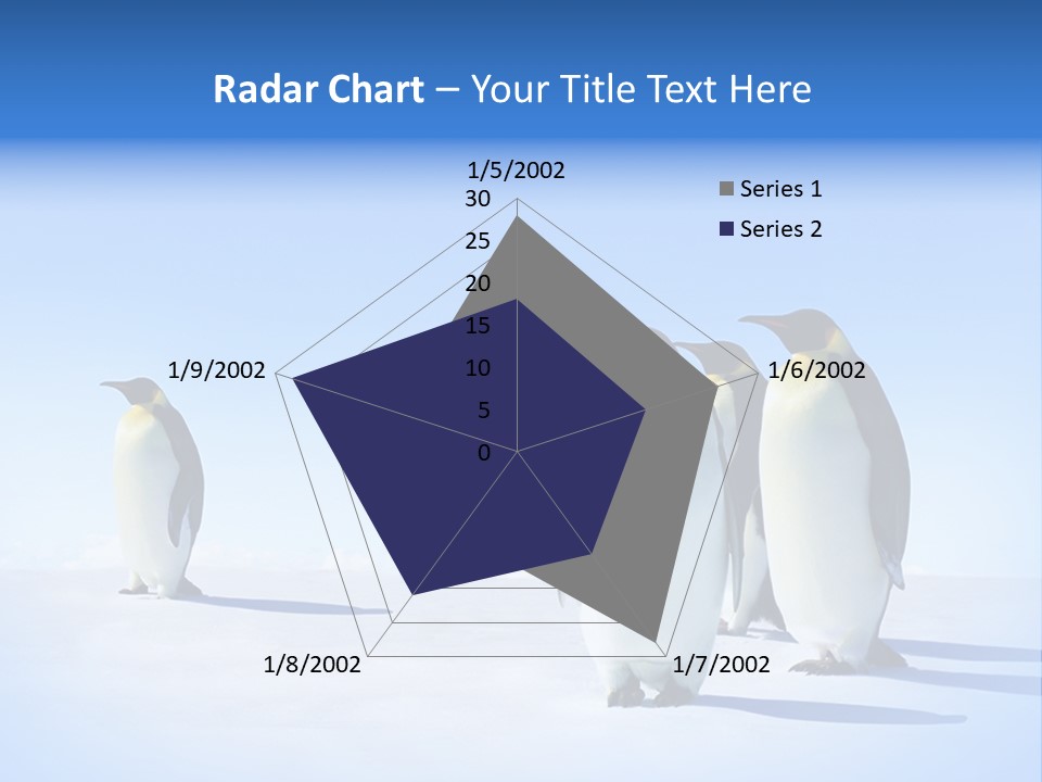Snow Blue Watch PowerPoint Template