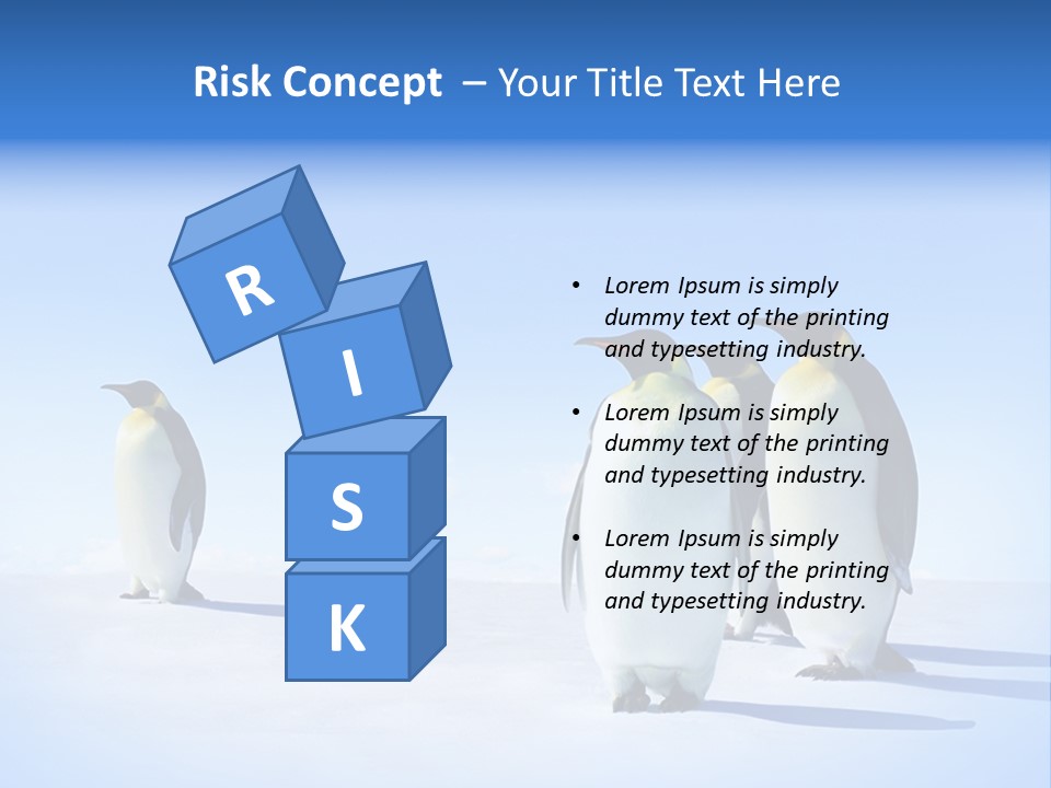 Snow Blue Watch PowerPoint Template