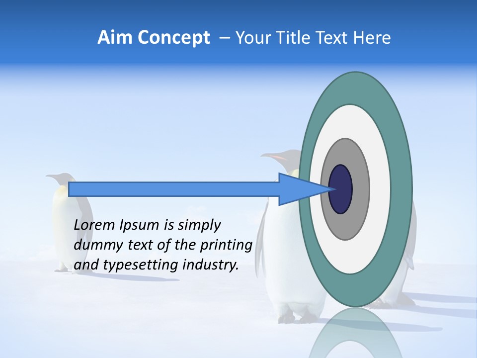 Snow Blue Watch PowerPoint Template