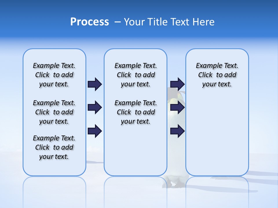 Snow Blue Watch PowerPoint Template