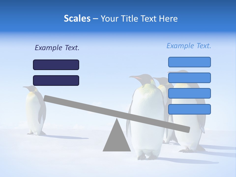 Snow Blue Watch PowerPoint Template