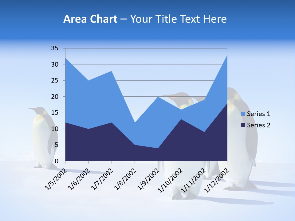Snow Blue Watch PowerPoint Template
