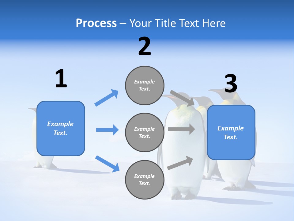 Snow Blue Watch PowerPoint Template