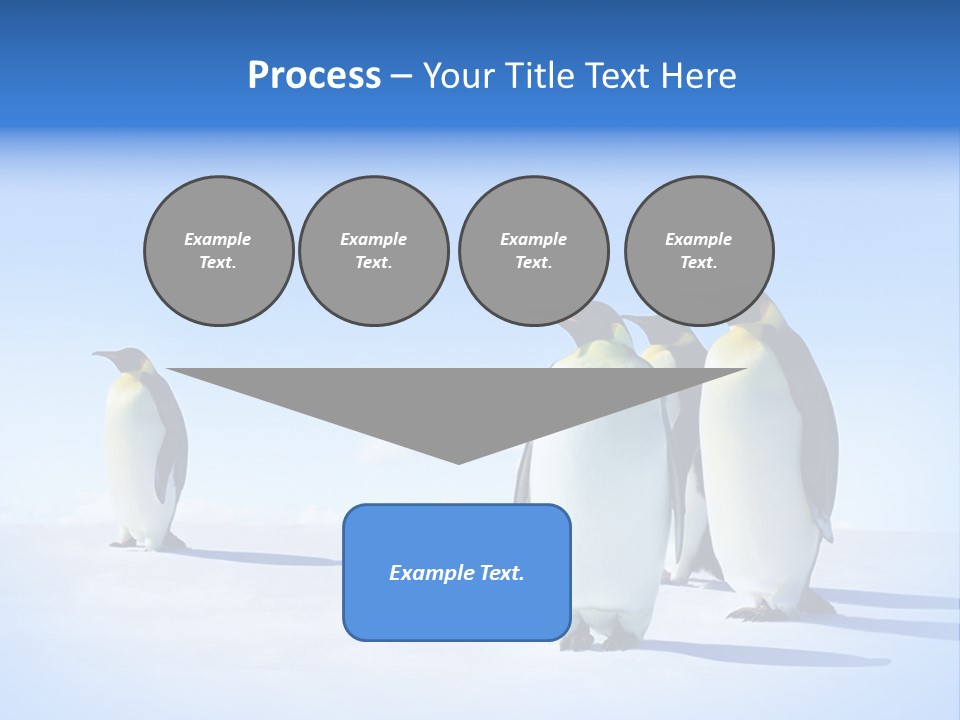 Snow Blue Watch PowerPoint Template