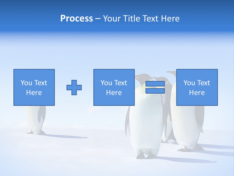 Snow Blue Watch PowerPoint Template