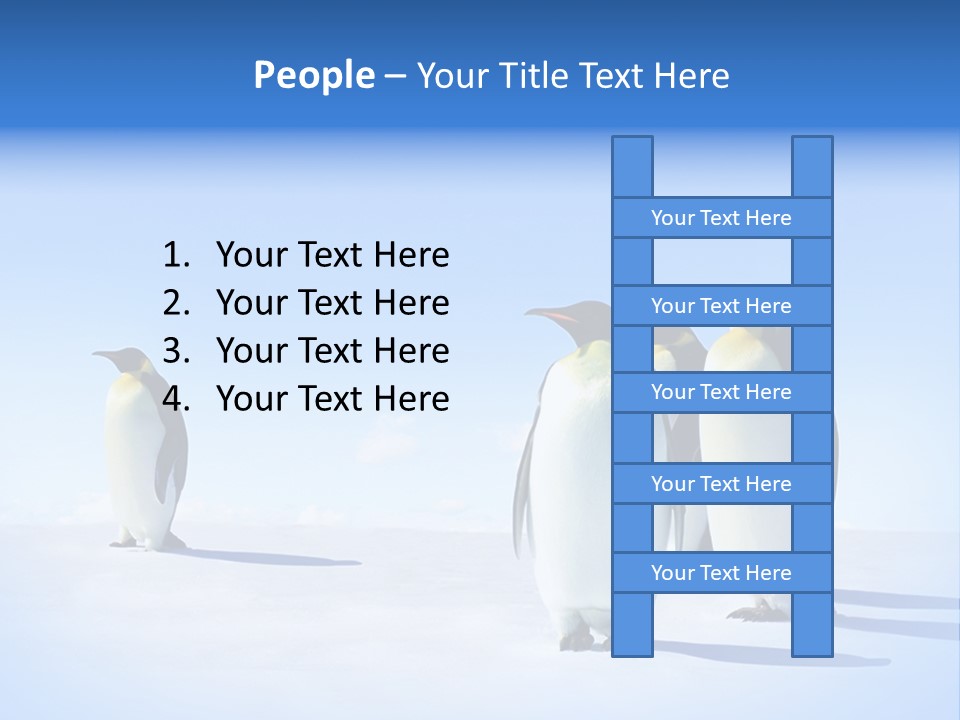 Snow Blue Watch PowerPoint Template