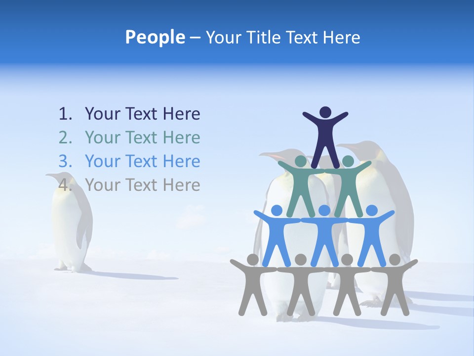 Snow Blue Watch PowerPoint Template