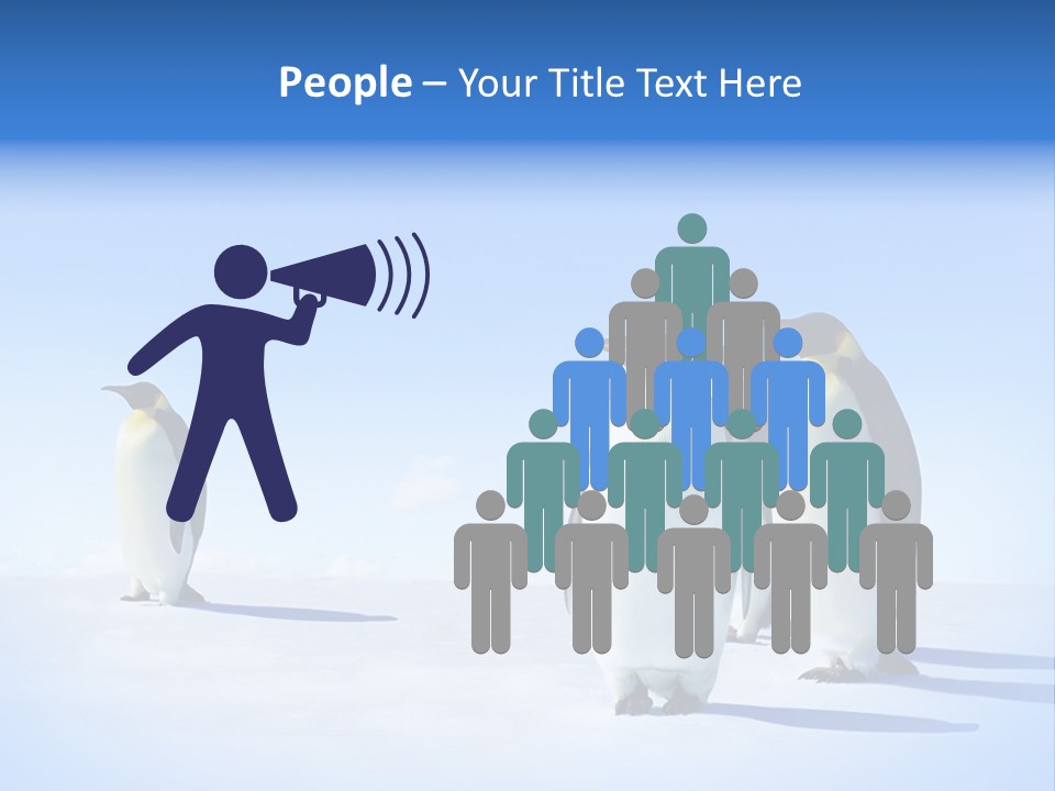 Snow Blue Watch PowerPoint Template