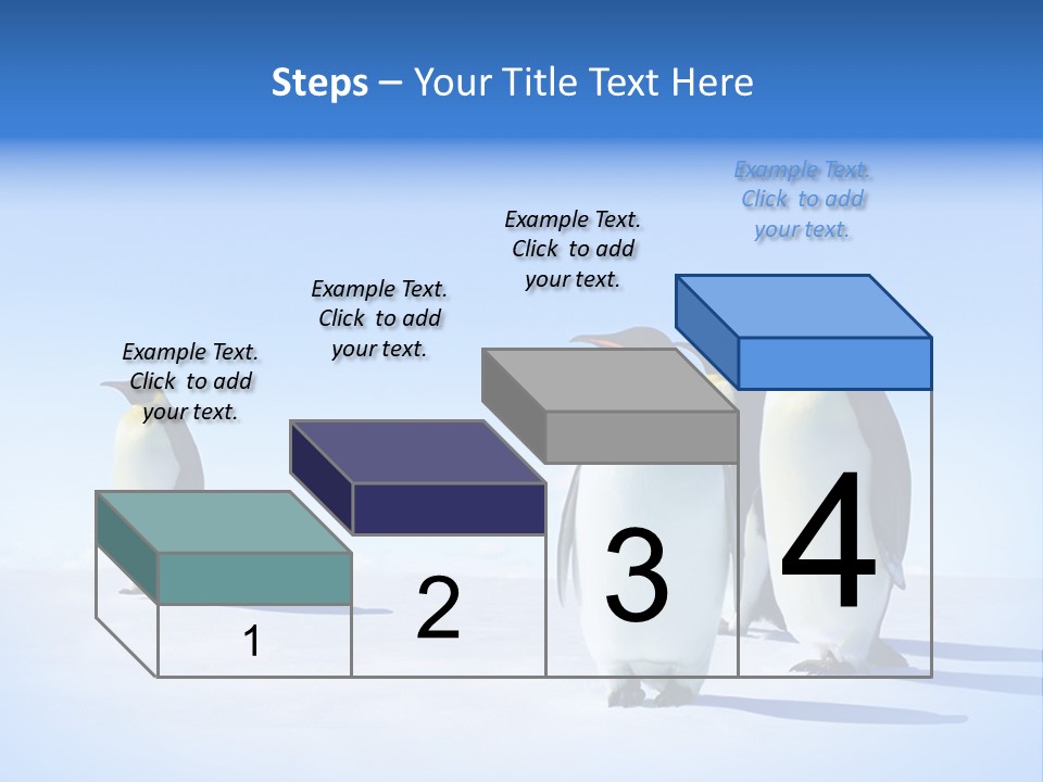 Snow Blue Watch PowerPoint Template
