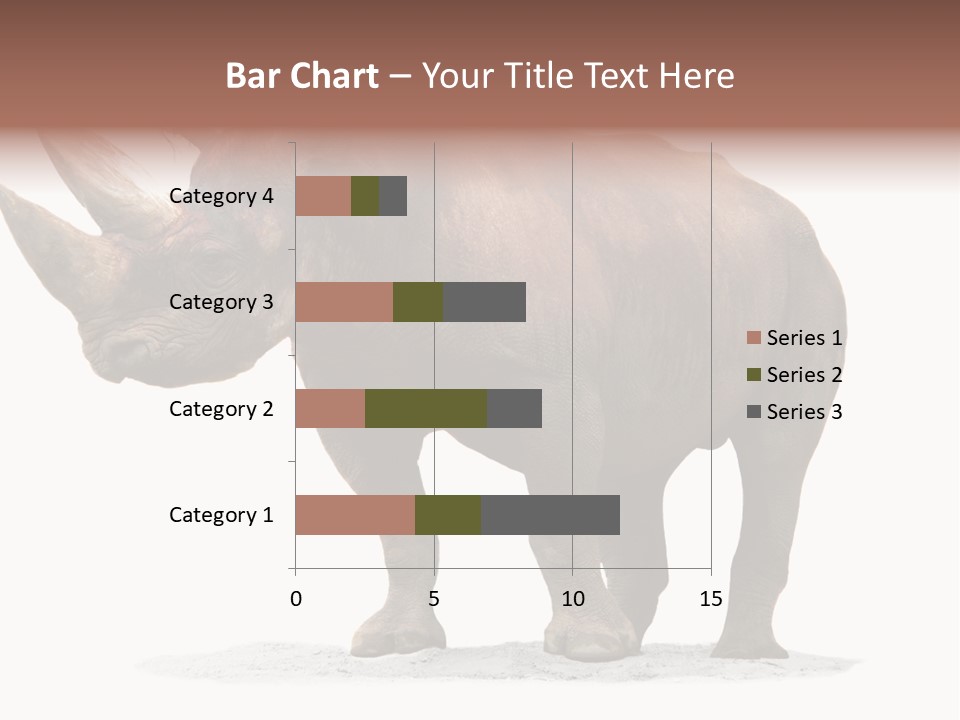 Wild Black Diceros PowerPoint Template