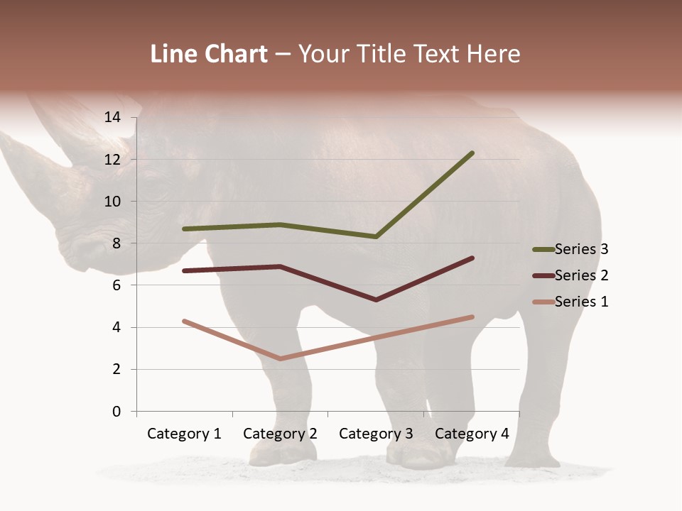 Wild Black Diceros PowerPoint Template