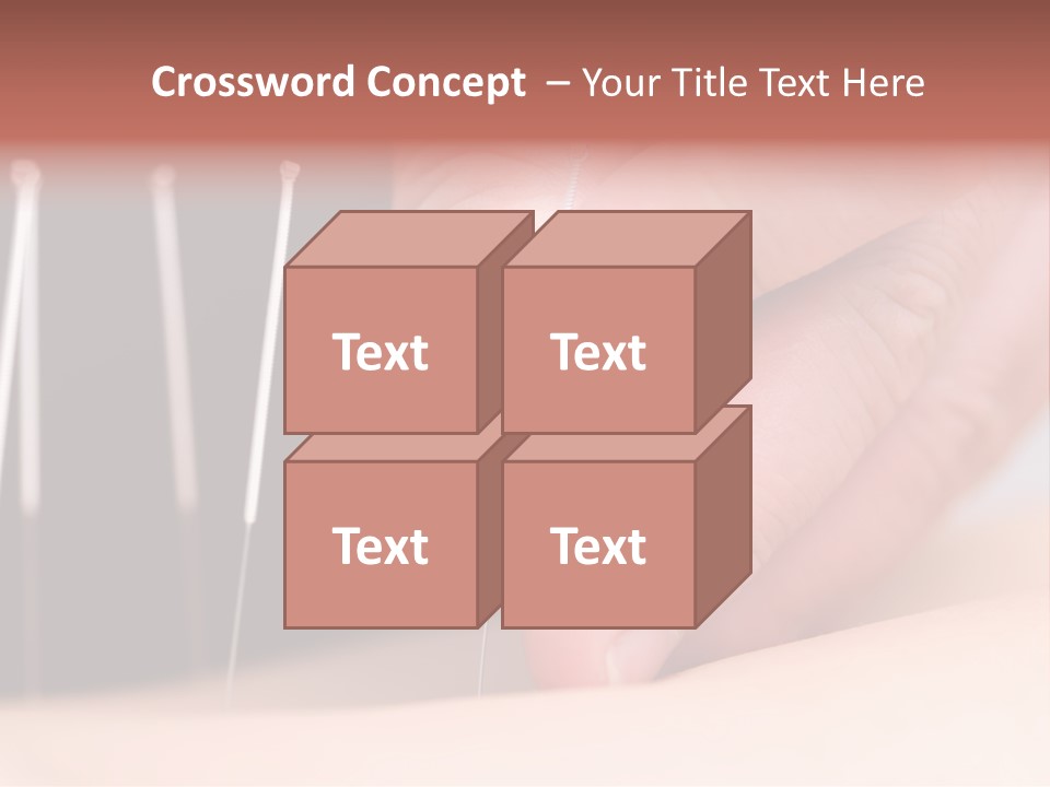 Alternative Puncture Pain PowerPoint Template