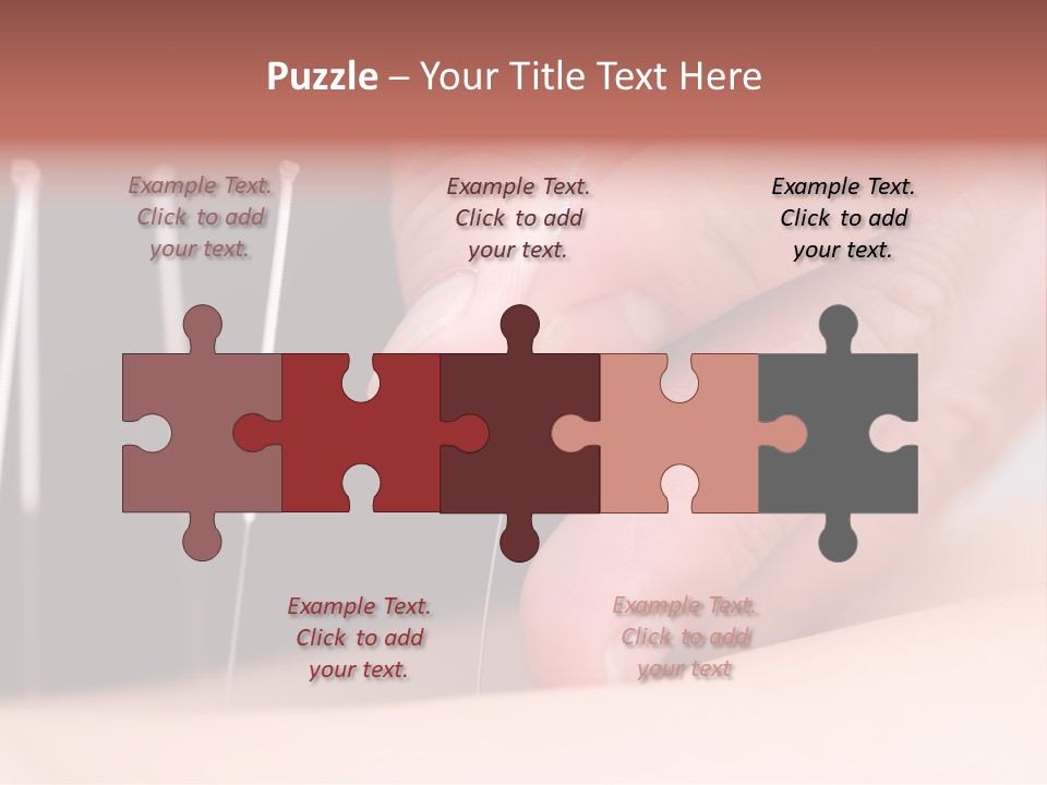 Alternative Puncture Pain PowerPoint Template