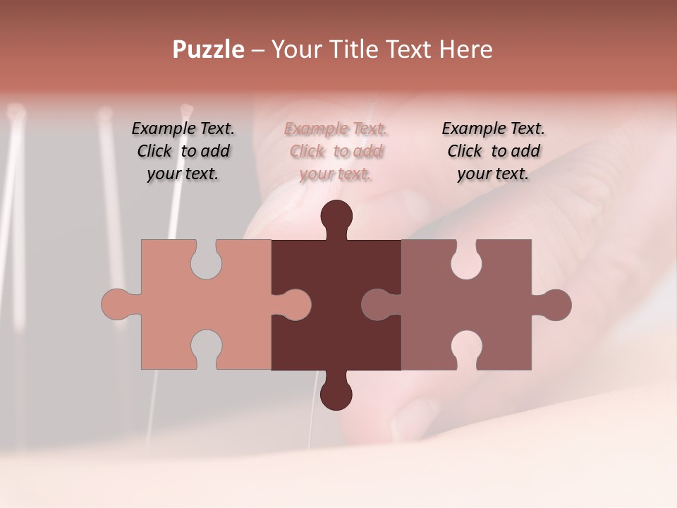 Alternative Puncture Pain PowerPoint Template