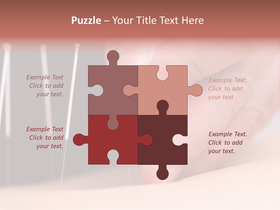 Alternative Puncture Pain PowerPoint Template