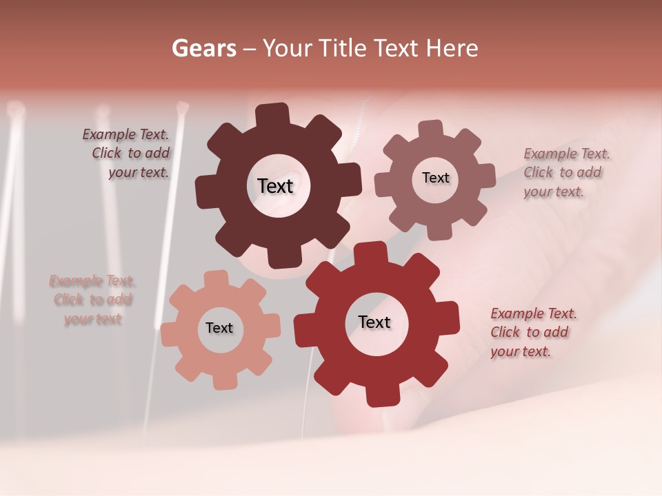 Alternative Puncture Pain PowerPoint Template