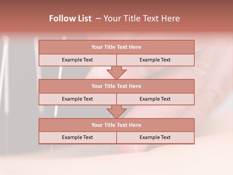 Alternative Puncture Pain PowerPoint Template