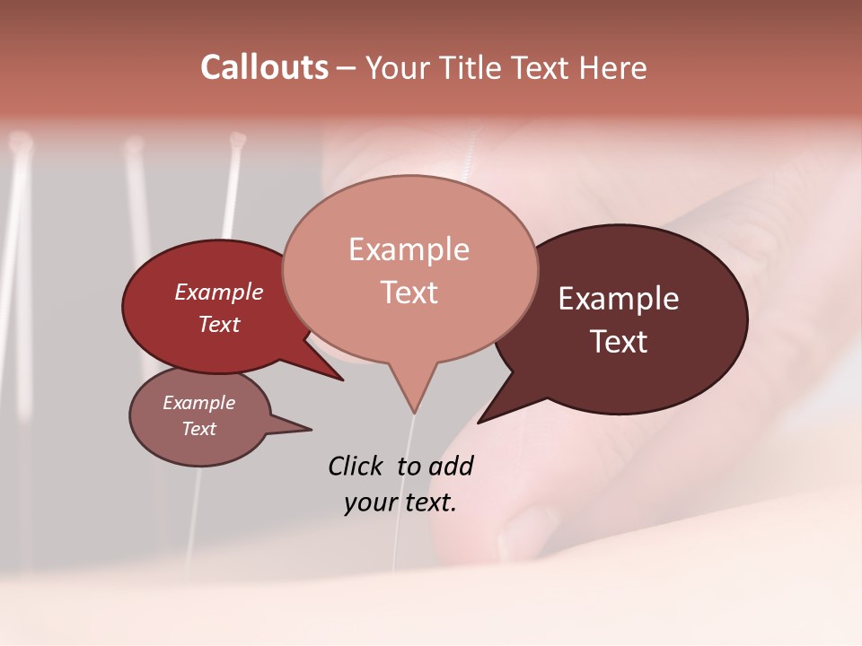 Alternative Puncture Pain PowerPoint Template