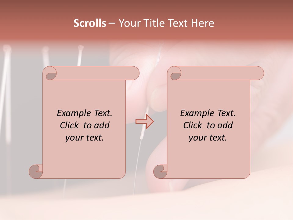 Alternative Puncture Pain PowerPoint Template