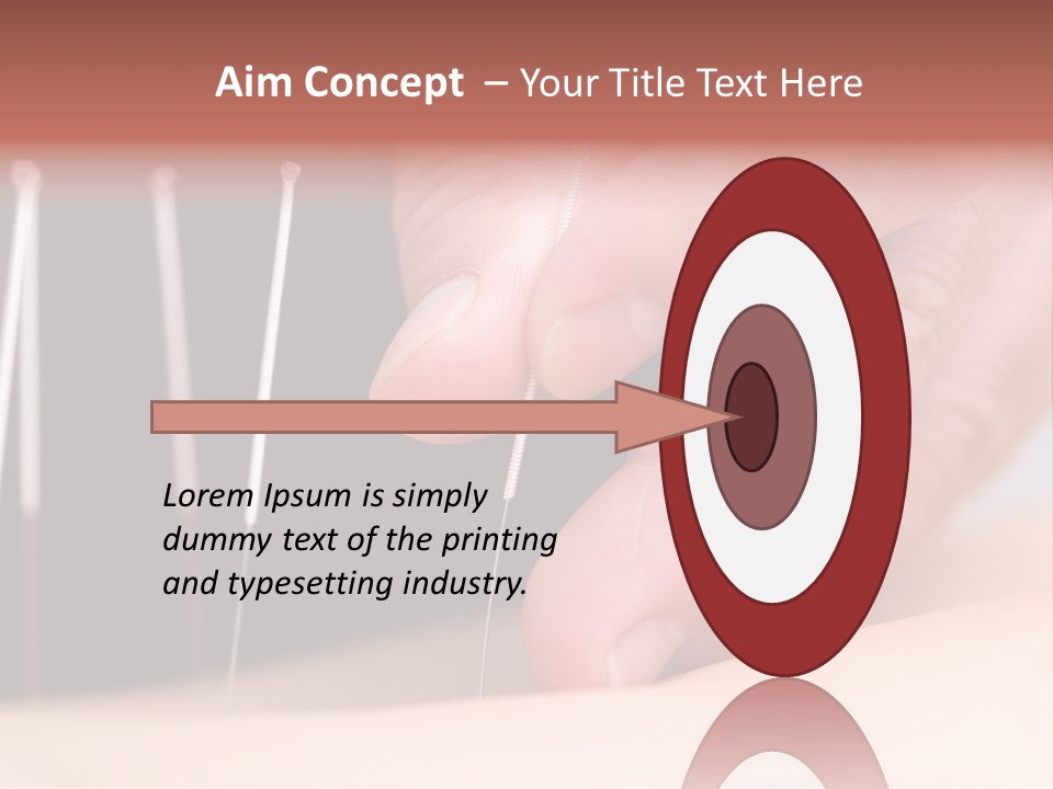 Alternative Puncture Pain PowerPoint Template