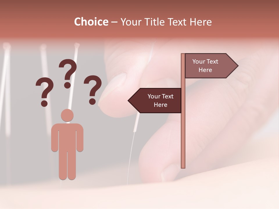 Alternative Puncture Pain PowerPoint Template