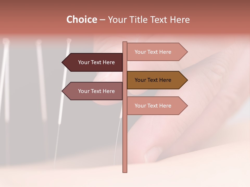 Alternative Puncture Pain PowerPoint Template