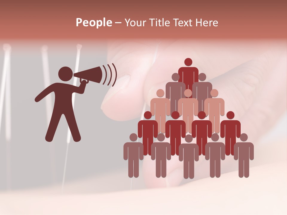 Alternative Puncture Pain PowerPoint Template