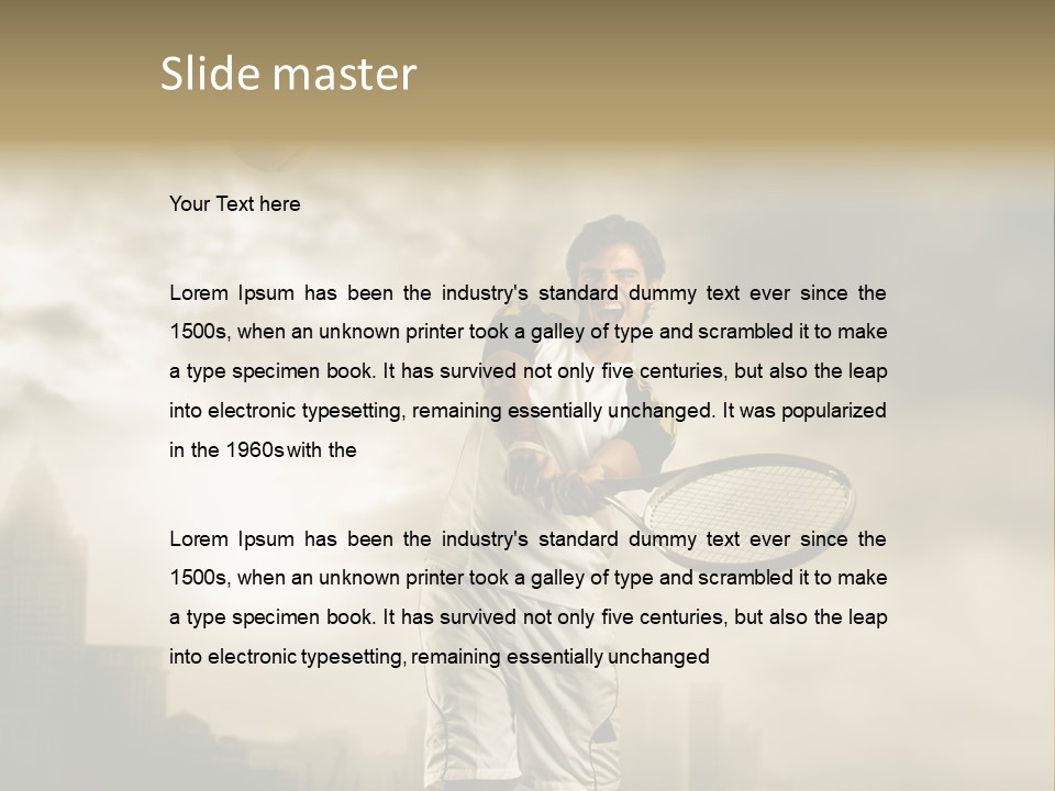 Sunset Sky City PowerPoint Template