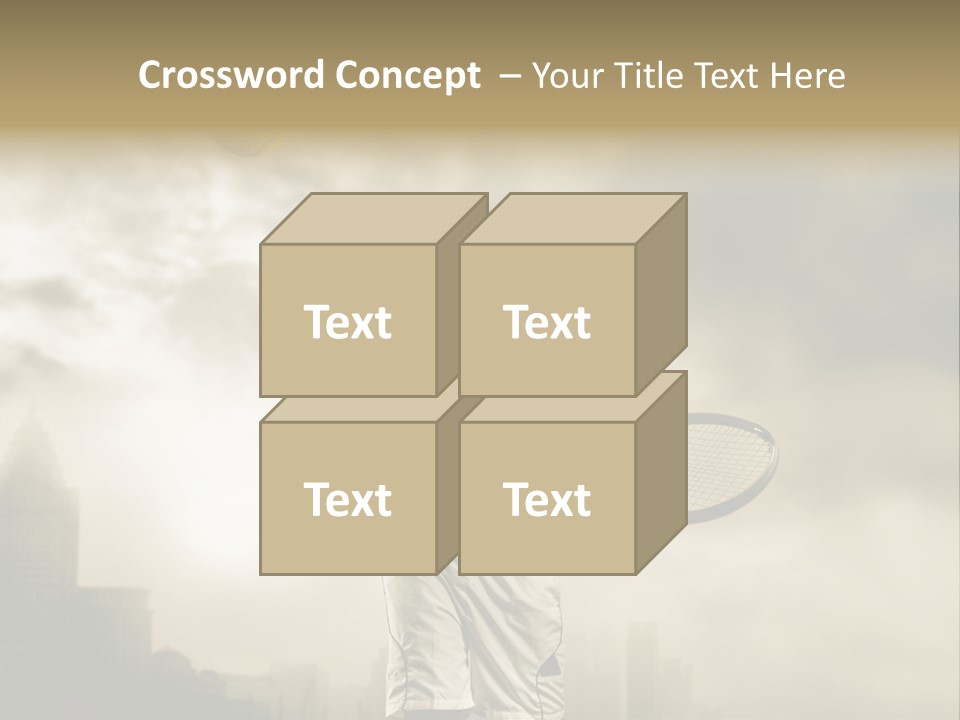 Sunset Sky City PowerPoint Template
