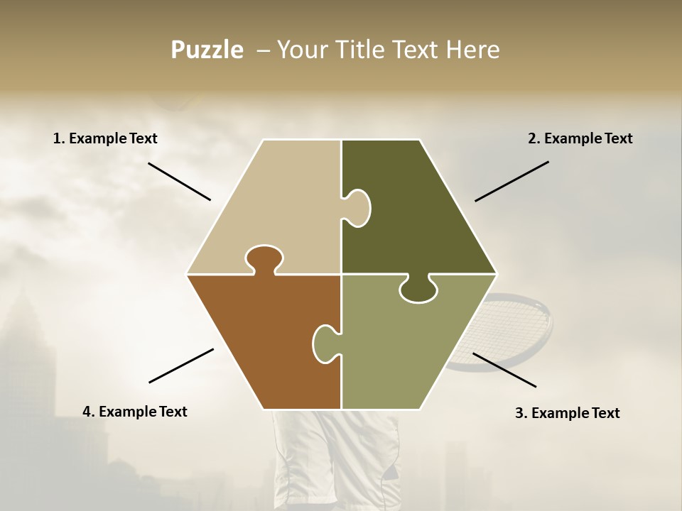 Sunset Sky City PowerPoint Template