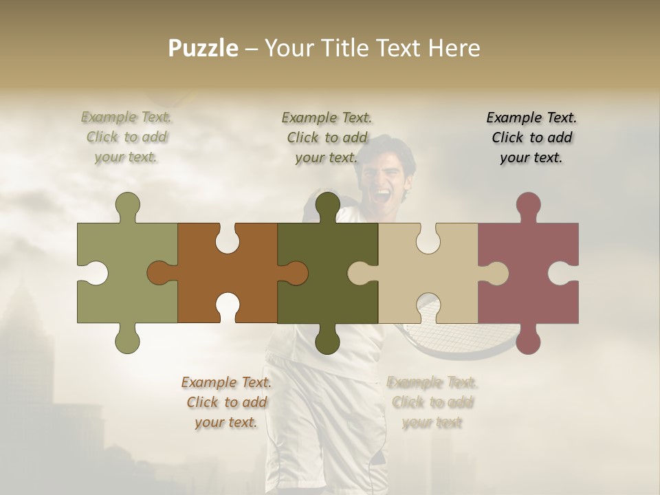 Sunset Sky City PowerPoint Template