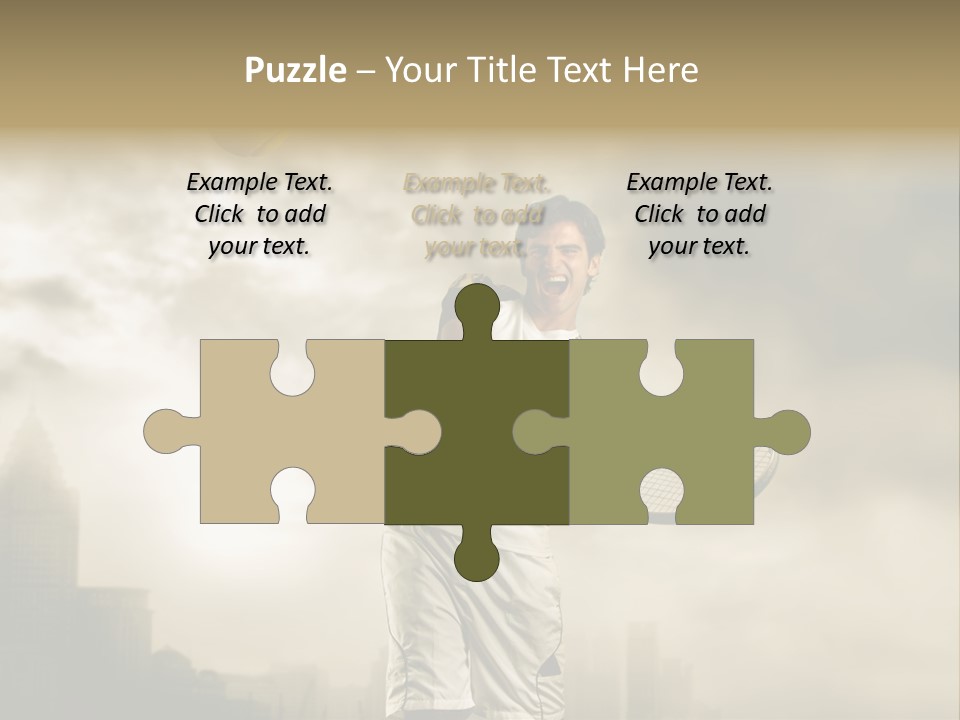 Sunset Sky City PowerPoint Template