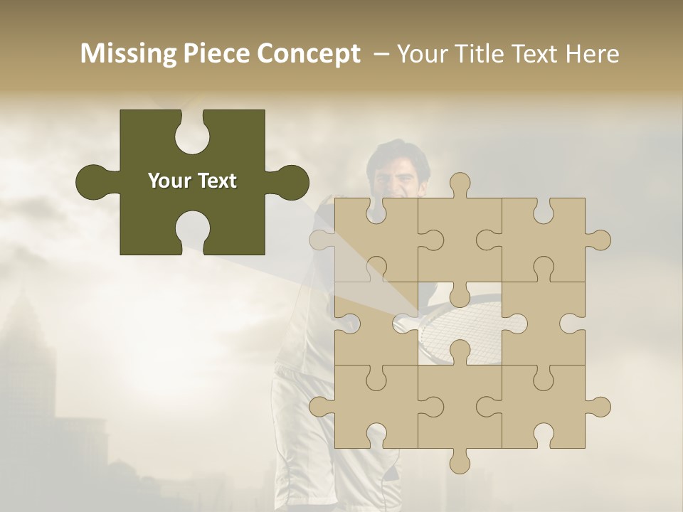 Sunset Sky City PowerPoint Template