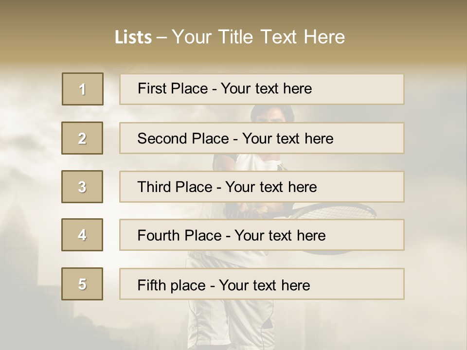 Sunset Sky City PowerPoint Template