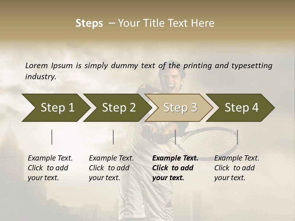 Sunset Sky City PowerPoint Template