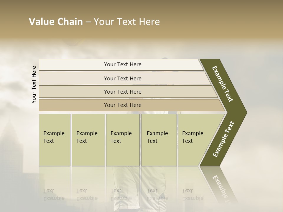 Sunset Sky City PowerPoint Template