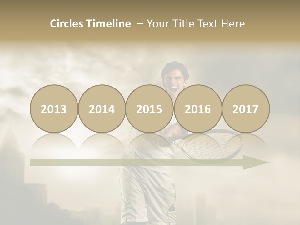 Sunset Sky City PowerPoint Template