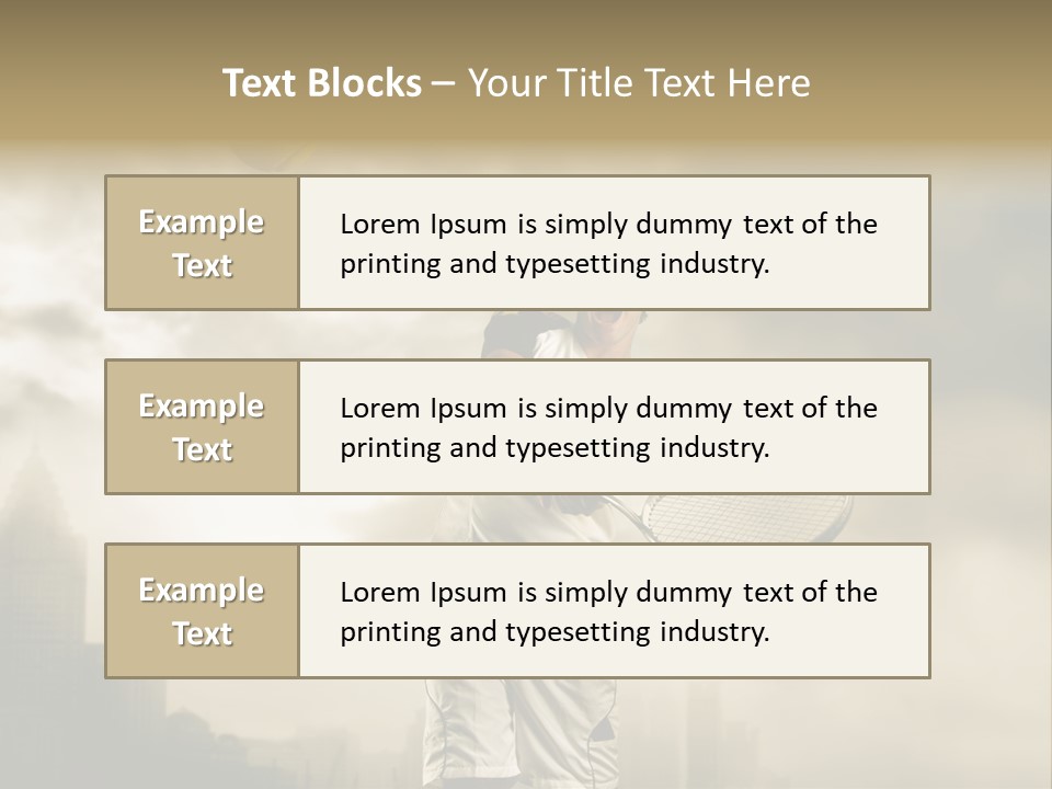 Sunset Sky City PowerPoint Template