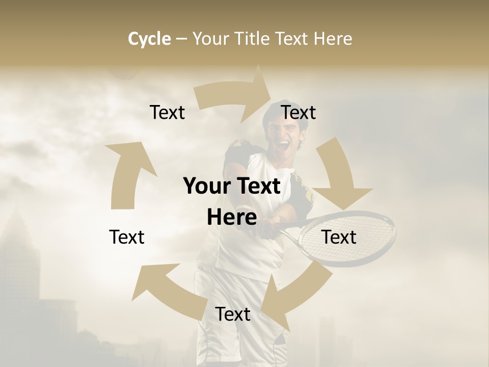 Sunset Sky City PowerPoint Template