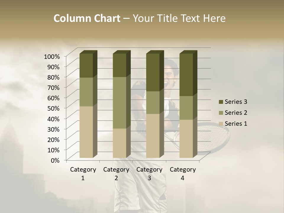 Sunset Sky City PowerPoint Template
